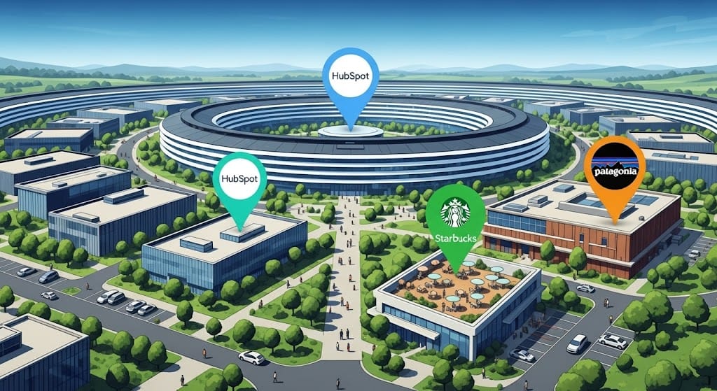 Digital business cards for enterprise: scaling networking for large organizations